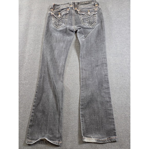 Rock Revival Gwen Boot Jeans Women's 30 Flap Pocket Rhinestones (30x30) - Picture 2 of 11